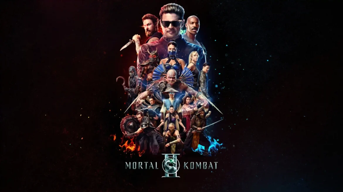 Mortal Kombat II wallpaper 4K with characters collage action movie poster