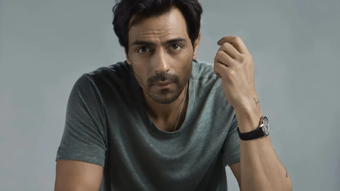 Arjun Rampal portrait 4K wallpaper with intense expression and cinematic studio lighting